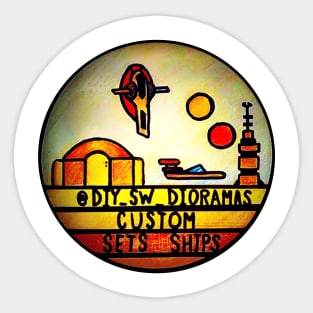 DIY SW DIORAMAS basic design Sticker